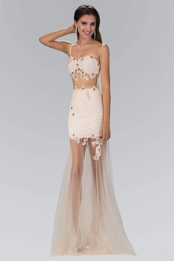 Elizabeth K - GL2012 Laced Sweetheart Tulle Trumpet Dress Formal Gowns 5 Elizabeth K - GL2012 Laced Sweetheart Tulle Trumpet Dress Formal Gowns
