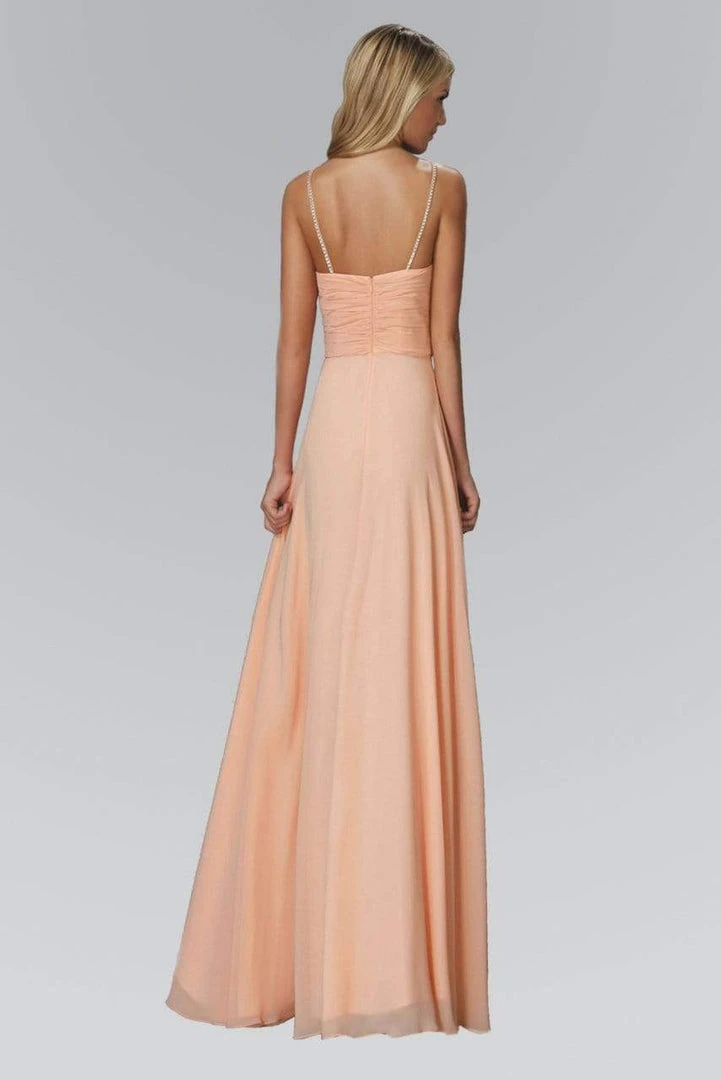 Elizabeth K - GL2027 Jewel Illusion Ornate A-Line Gown 5 Elizabeth K - GL2027 Jewel Illusion Ornate A-Line Gown