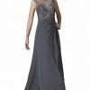 Elizabeth K - GL2099 Jewel Illusion Draped Chiffon Gown Formal Gowns 1 Elizabeth K - GL2099 Jewel Illusion Draped Chiffon Gown Formal Gowns