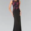 Elizabeth K - GL2238 Bead Embellished Jewel Neck Gown 2 Elizabeth K - GL2238 Bead Embellished Jewel Neck Gown
