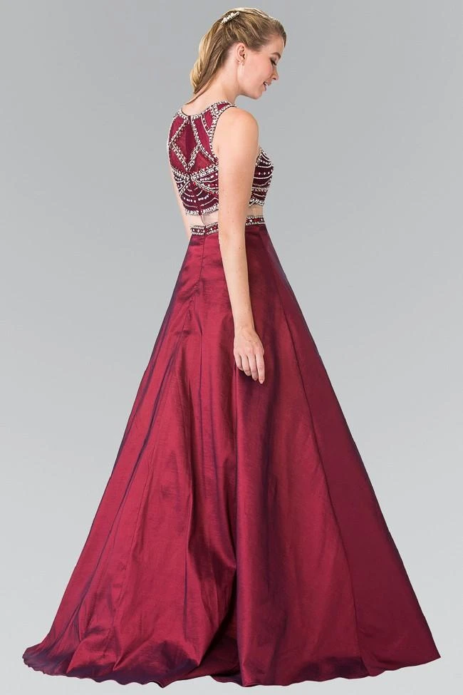 Formal Gowns Elizabeth K - GL2250 Two-Piece Sequined Long Gown 4 Formal Gowns Elizabeth K - GL2250 Two-Piece Sequined Long Gown