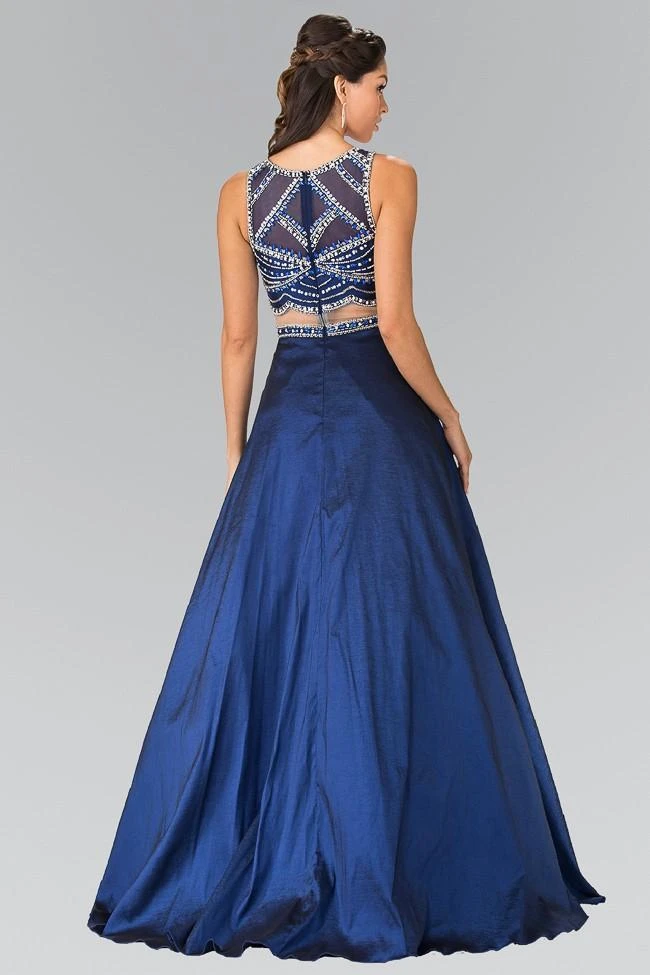 Formal Gowns Elizabeth K - GL2250 Two-Piece Sequined Long Gown 6 Formal Gowns Elizabeth K - GL2250 Two-Piece Sequined Long Gown