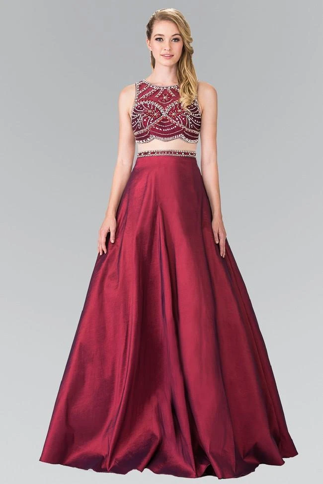 Formal Gowns Elizabeth K - GL2250 Two-Piece Sequined Long Gown 3 Formal Gowns Elizabeth K - GL2250 Two-Piece Sequined Long Gown