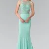 Formal Gowns Elizabeth K - GL2267 Sleeveless Beaded Long Dress