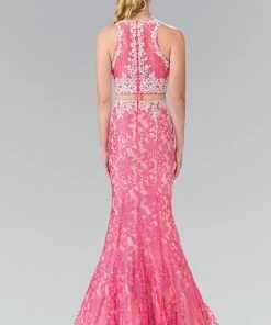 Elizabeth K - GL2271 Two-Piece Lace Long Dress