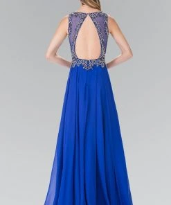 Elizabeth K - GL2273 Beaded Long Dress Formal Gowns