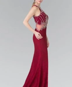 Formal Gowns Elizabeth K - GL2275 Halter Embellished Long Dress 7 Formal Gowns Elizabeth K - GL2275 Halter Embellished Long Dress