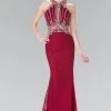 Formal Gowns Elizabeth K - GL2275 Halter Embellished Long Dress 2 Formal Gowns Elizabeth K - GL2275 Halter Embellished Long Dress