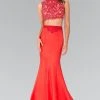 Elizabeth K - GL2281 Two-Piece Lace Trumpet Long Gown Formal Gowns