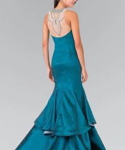 Formal Gowns Elizabeth K - GL2290 Illusion Mermaid Gown