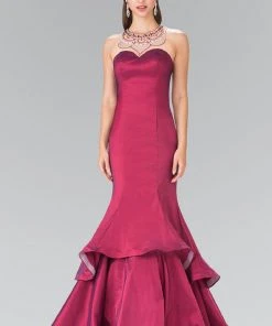 Formal Gowns Elizabeth K - GL2290 Illusion Mermaid Gown