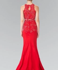 Formal Gowns Elizabeth K - GL2291 Two-Piece Sequined Trumpet Gown