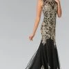 Elizabeth K - GL2307 Beaded Long Mermaid Gown Formal Gowns