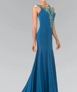 Formal Gowns Elizabeth K - GL2310 Sleeveless Scoop Long Dress