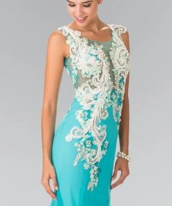 Elizabeth K - GL2318 Beaded Trumpet Gown 11 Elizabeth K - GL2318 Beaded Trumpet Gown