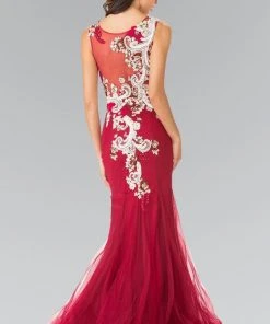Elizabeth K - GL2318 Beaded Trumpet Gown 12 Elizabeth K - GL2318 Beaded Trumpet Gown