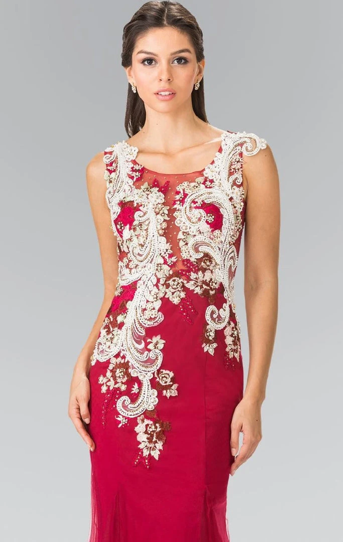 Elizabeth K - GL2318 Beaded Trumpet Gown 8 Elizabeth K - GL2318 Beaded Trumpet Gown