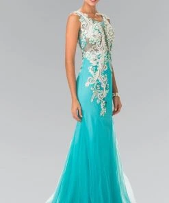 Elizabeth K - GL2318 Beaded Trumpet Gown 9 Elizabeth K - GL2318 Beaded Trumpet Gown