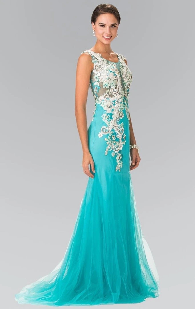Elizabeth K - GL2318 Beaded Trumpet Gown 4 Elizabeth K - GL2318 Beaded Trumpet Gown