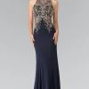 Elizabeth K - GL2329 Embellished Halter Long Gown 2 Elizabeth K - GL2329 Embellished Halter Long Gown