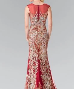 Formal Gowns Elizabeth K - GL2336 Sleeveless Beaded Long Dress 11 Formal Gowns Elizabeth K - GL2336 Sleeveless Beaded Long Dress