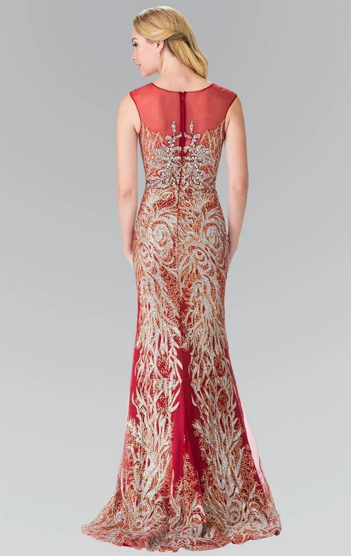 Formal Gowns Elizabeth K - GL2336 Sleeveless Beaded Long Dress 7 Formal Gowns Elizabeth K - GL2336 Sleeveless Beaded Long Dress