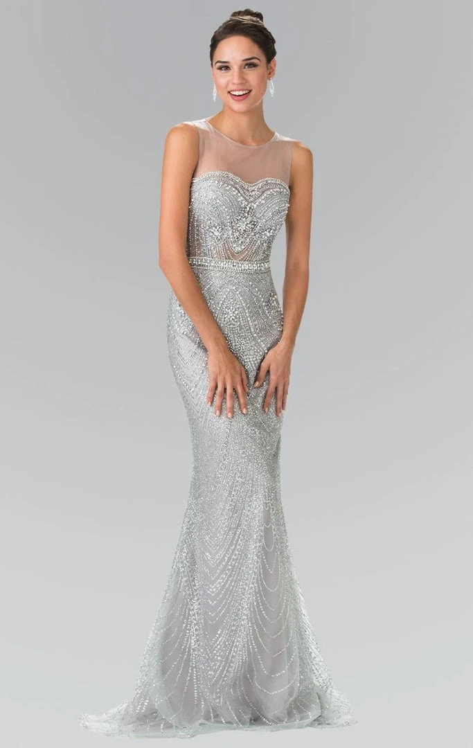 Elizabeth K - GL2337 Embellished Sleeveless Long Dress Formal Gowns 5 Elizabeth K - GL2337 Embellished Sleeveless Long Dress Formal Gowns