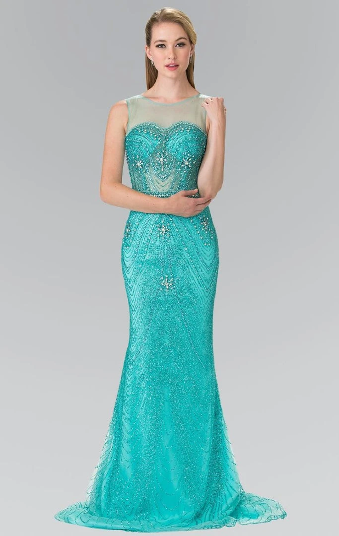 Elizabeth K - GL2337 Embellished Sleeveless Long Dress Formal Gowns 3 Elizabeth K - GL2337 Embellished Sleeveless Long Dress Formal Gowns