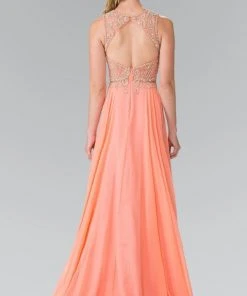 Formal Gowns Elizabeth K - GL2343 Embellished Sleeveless Long Dress