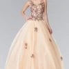 Elizabeth K - GL2346 Floral Embroidery Ballgown 1 Elizabeth K - GL2346 Floral Embroidery Ballgown