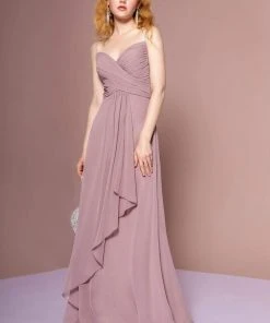 Elizabeth K - GL2666 Shirred Surplice Sweetheart Bodice Gown 16 Elizabeth K - GL2666 Shirred Surplice Sweetheart Bodice Gown