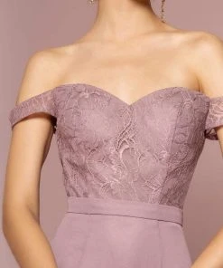 Formal Gowns Elizabeth K - GL2697 Off Shoulder Lace Bodice Mermaid Gown 21 Formal Gowns Elizabeth K - GL2697 Off Shoulder Lace Bodice Mermaid Gown