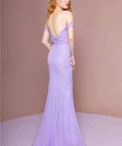 Formal Gowns Elizabeth K - GL2697 Off Shoulder Lace Bodice Mermaid Gown 17 Formal Gowns Elizabeth K - GL2697 Off Shoulder Lace Bodice Mermaid Gown