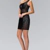 Cocktail Dresses Elizabeth K - GS1150 One Shoulder Sequined Bodycon Cocktail Dress 1 Cocktail Dresses Elizabeth K - GS1150 One Shoulder Sequined Bodycon Cocktail Dress