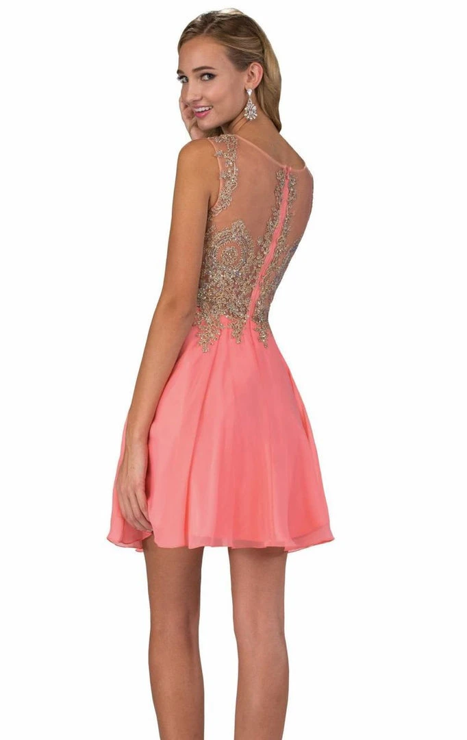 Cocktail Dresses Elizabeth K - GS1336 Sleeveless Embellished Cocktail Dress 6 Cocktail Dresses Elizabeth K - GS1336 Sleeveless Embellished Cocktail Dress