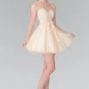 Elizabeth K - GS1459 Illusion Sweetheart Tulle Dress