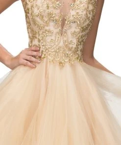 Cocktail Dresses Elizabeth K - GS2157 Embellished Sleeveless Cocktail Dress 7 Cocktail Dresses Elizabeth K - GS2157 Embellished Sleeveless Cocktail Dress