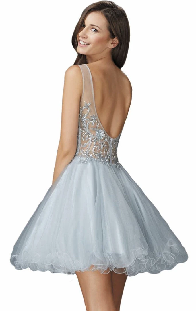 Cocktail Dresses Elizabeth K - GS2157 Embellished Sleeveless Cocktail Dress 6 Cocktail Dresses Elizabeth K - GS2157 Embellished Sleeveless Cocktail Dress