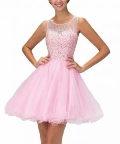 Elizabeth K - GS2158 Beaded Sleeveless Cocktail Dress Cocktail Dresses 8 Elizabeth K - GS2158 Beaded Sleeveless Cocktail Dress Cocktail Dresses