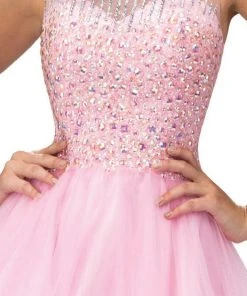 Elizabeth K - GS2158 Beaded Sleeveless Cocktail Dress Cocktail Dresses 7 Elizabeth K - GS2158 Beaded Sleeveless Cocktail Dress Cocktail Dresses