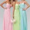 Formal Gowns Elizabeth K Strapless Sweetheart Crystal Jeweled Long Dress GL2060 - 1 Pc Pink In Size XL Available