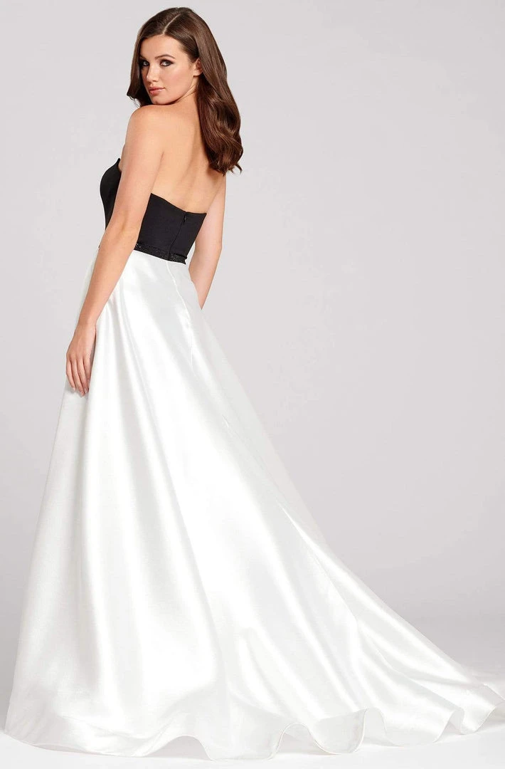 Ellie Wilde - EW120075 Strapless Dress With Overskirt Formal Gowns 4 Ellie Wilde - EW120075 Strapless Dress With Overskirt Formal Gowns