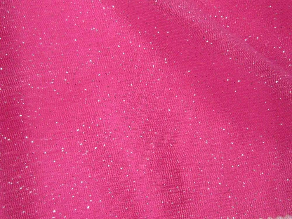 Ellie Wilde - V-Neck Racerback Glitter Tulle Ballgown EW119090 - 1 Pc Hot Pink In Size 2 Available Formal Gowns 7 Ellie Wilde - V-Neck Racerback Glitter Tulle Ballgown EW119090 - 1 Pc Hot Pink In Size 2 Available Formal Gowns