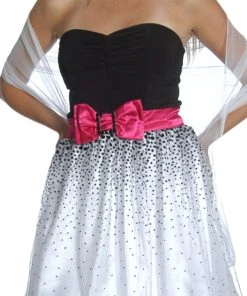 Cocktail Dresses Eureka Fashion - 1640 Strapless Sweetheart Dotted Tulle A-line Dress