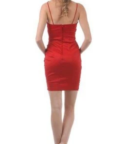 Eureka Fashion - 1818 Taffeta Sheath Cocktail Dress With Bolero Cocktail Dresses