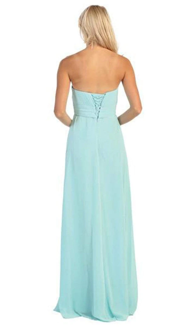 Formal Gowns Eureka Fashion - 2600-1 Pleated Strapless Sweetheart Chiffon Gown 4 Formal Gowns Eureka Fashion - 2600-1 Pleated Strapless Sweetheart Chiffon Gown