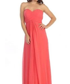 Formal Gowns Eureka Fashion - 2600-1 Pleated Strapless Sweetheart Chiffon Gown 11 Formal Gowns Eureka Fashion - 2600-1 Pleated Strapless Sweetheart Chiffon Gown
