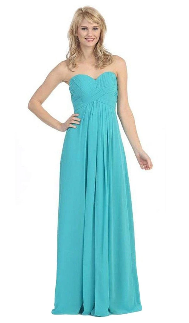 Formal Gowns Eureka Fashion - 2600-1 Pleated Strapless Sweetheart Chiffon Gown 7 Formal Gowns Eureka Fashion - 2600-1 Pleated Strapless Sweetheart Chiffon Gown