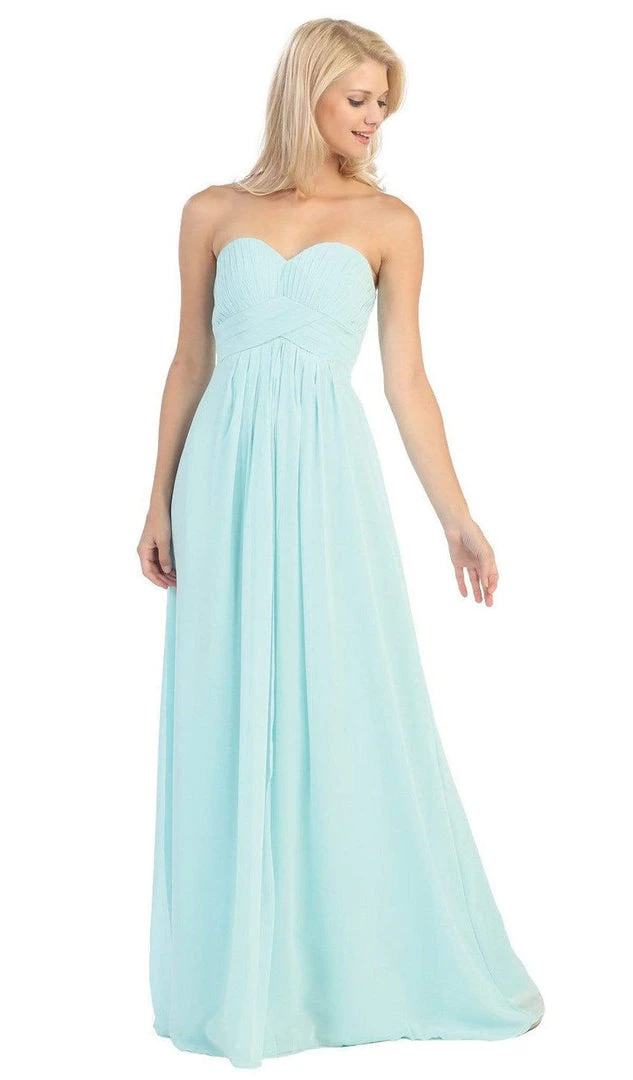 Formal Gowns Eureka Fashion - 2600-1 Pleated Strapless Sweetheart Chiffon Gown 3 Formal Gowns Eureka Fashion - 2600-1 Pleated Strapless Sweetheart Chiffon Gown