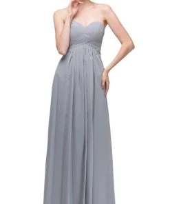 Formal Gowns Eureka Fashion - 2600-1 Pleated Strapless Sweetheart Chiffon Gown 15 Formal Gowns Eureka Fashion - 2600-1 Pleated Strapless Sweetheart Chiffon Gown